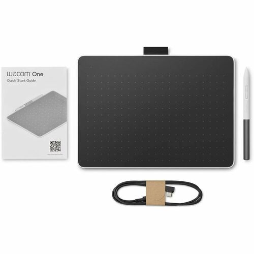 Wacom One CTL-672 Tableta gráfica - 2540 lpi - Cable - Rojo, Negro - 2048 Nivel de presión - LápiZ